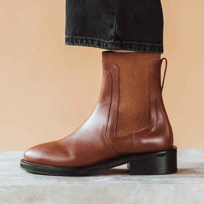 The Metro Chelsea Boot Riding Brown