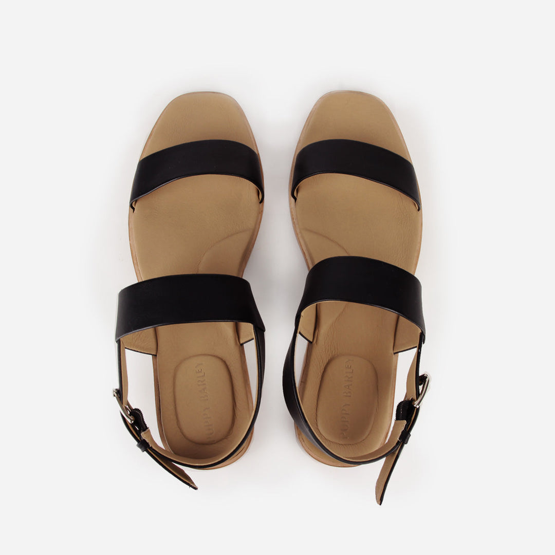 The Patio Sandal Black