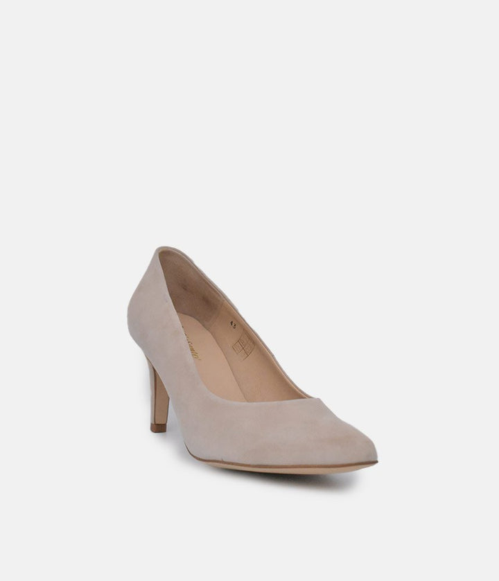 PieSanto Premium Beige Suede Heels