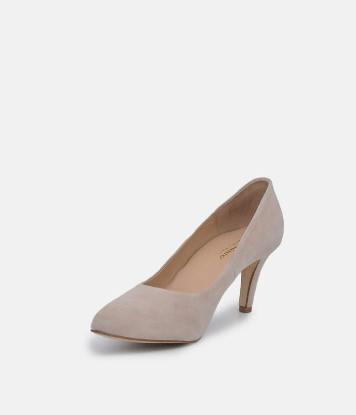 PieSanto Premium Beige Suede Heels