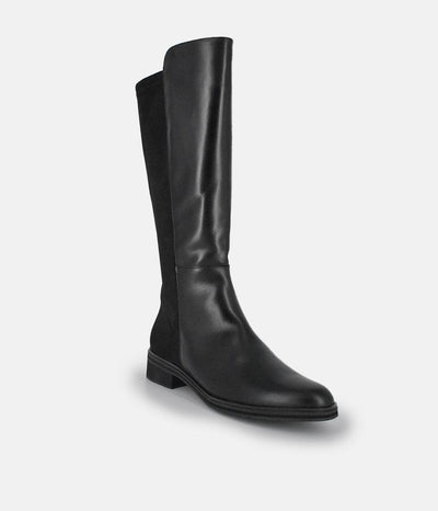 PieSanto Stylish Nappa/Seude Leather Long Boots