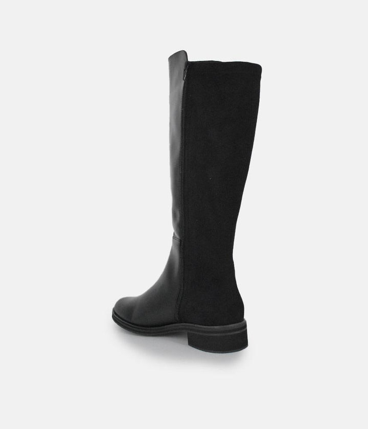 PieSanto Stylish Nappa/Seude Leather Long Boots