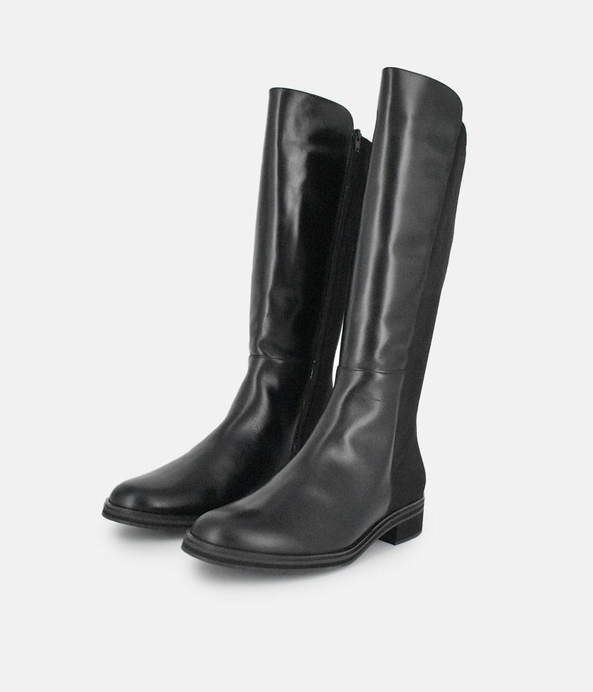 PieSanto Stylish Nappa/Seude Leather Long Boots