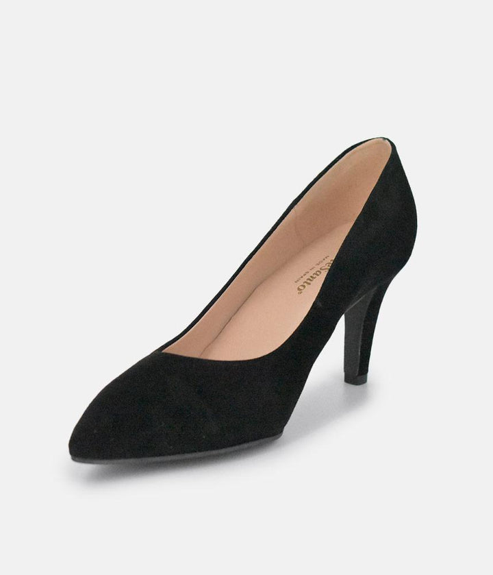 PieSanto Premium Black Suede Heels