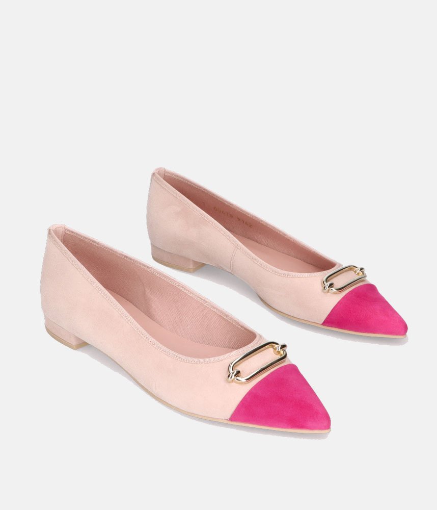 Pretty Ballerinas - Chic Two Tone Pointy Toe