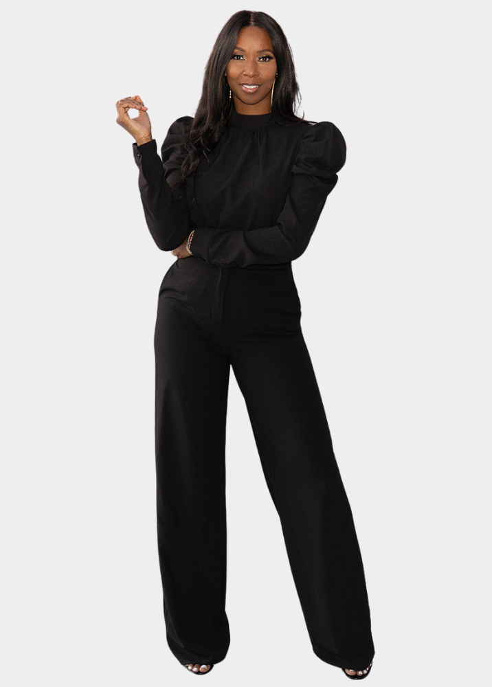 Serena Pant Set - Black