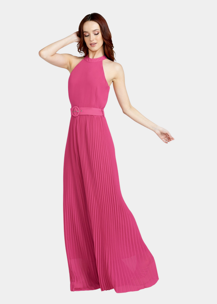 Tall Zandaya Pleated Wide Leg Jumpsuit