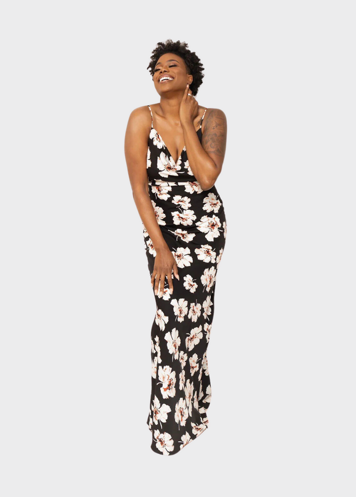 Tall Floral Slip Maxi Dress