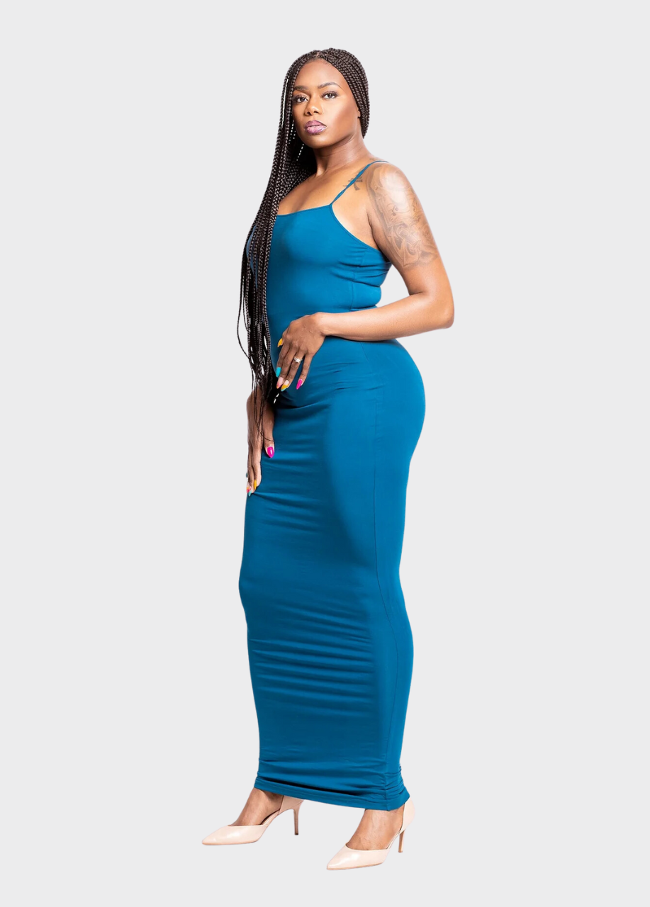 Tall Teal Lounge Maxi Bodycon Dress