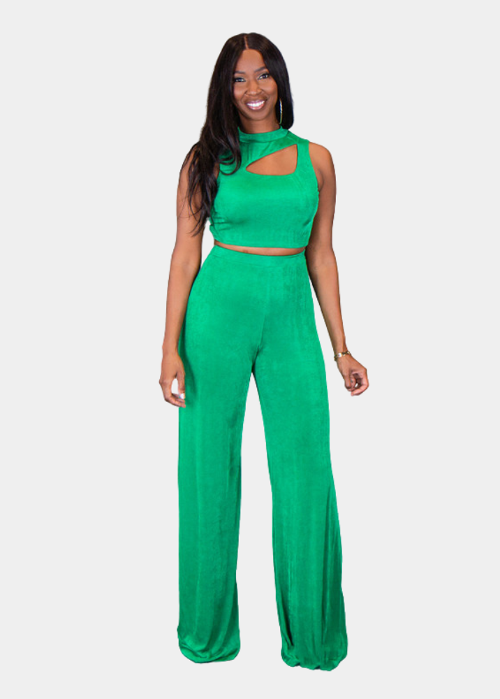 Chantel Pant Set - Green