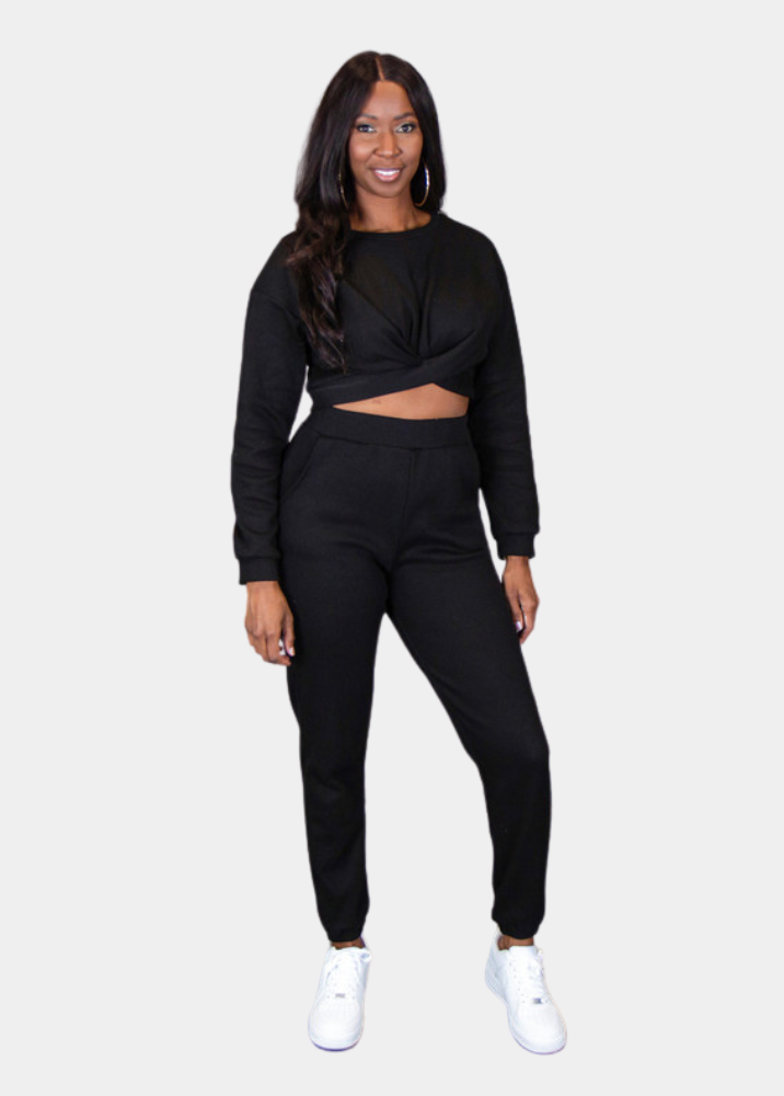 Weekend Leisure Top - Black