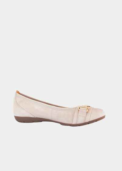 Gabor Stylish Antique Rose Suede Ballet Flats