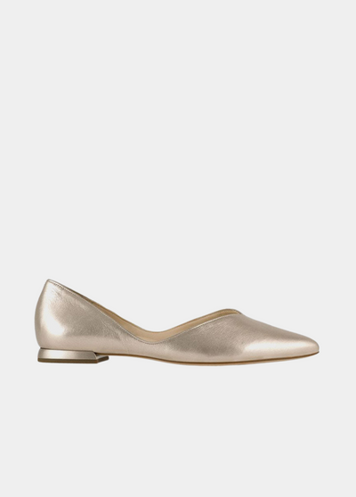 Hogl Chic Metallic Gold Flats