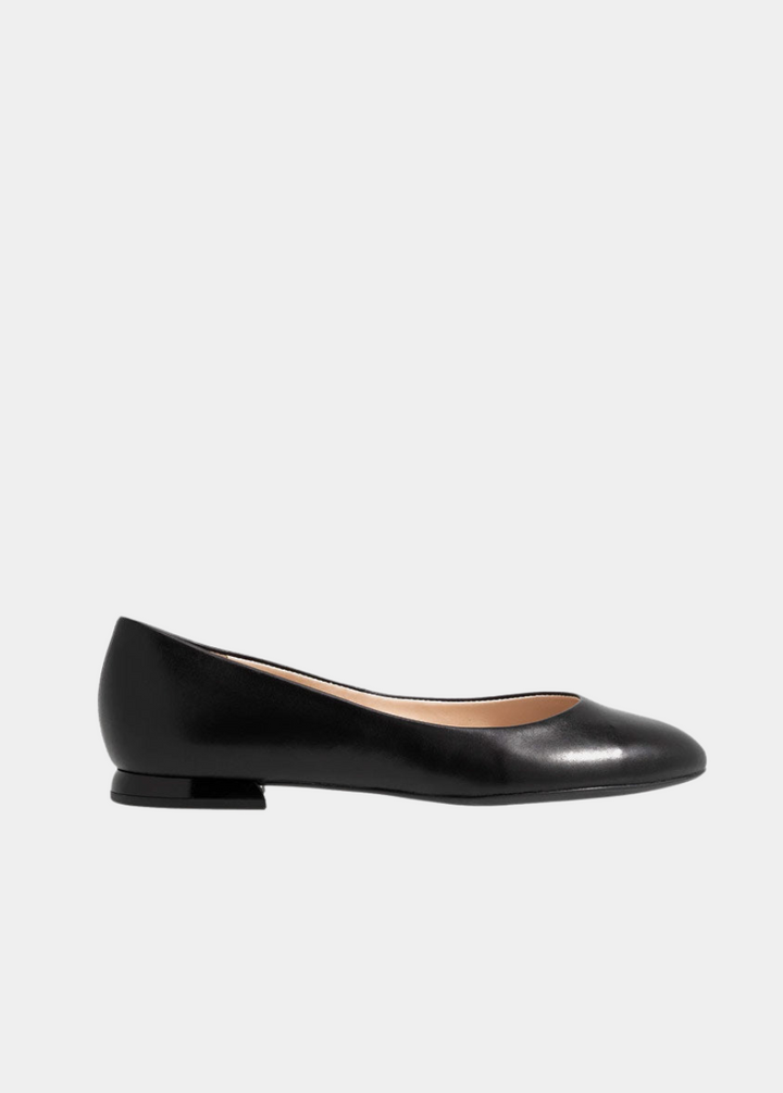 Hogl Timeless Black Leather Ballerina