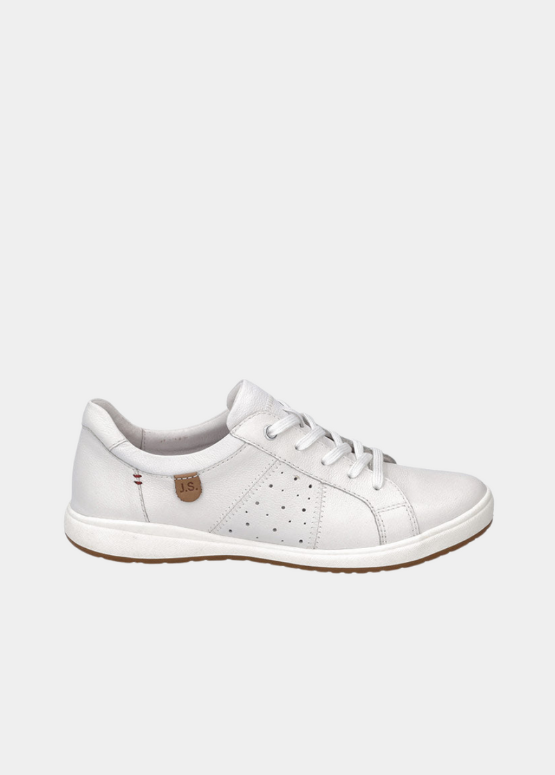 Josef Seibel Casual White Leather Trainer