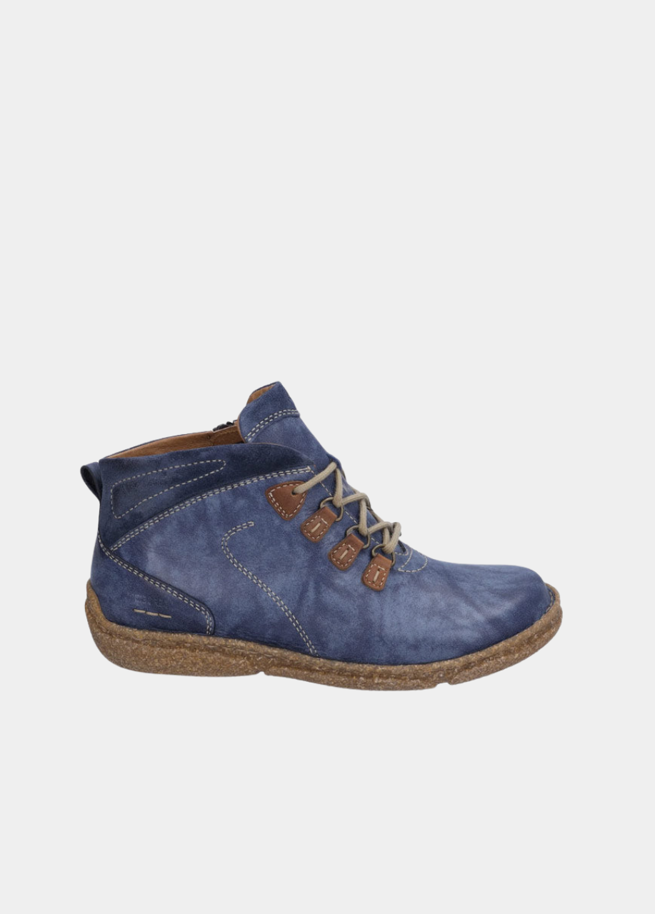 Josef Seibel Cosy Ocean Blue Ankle Boots