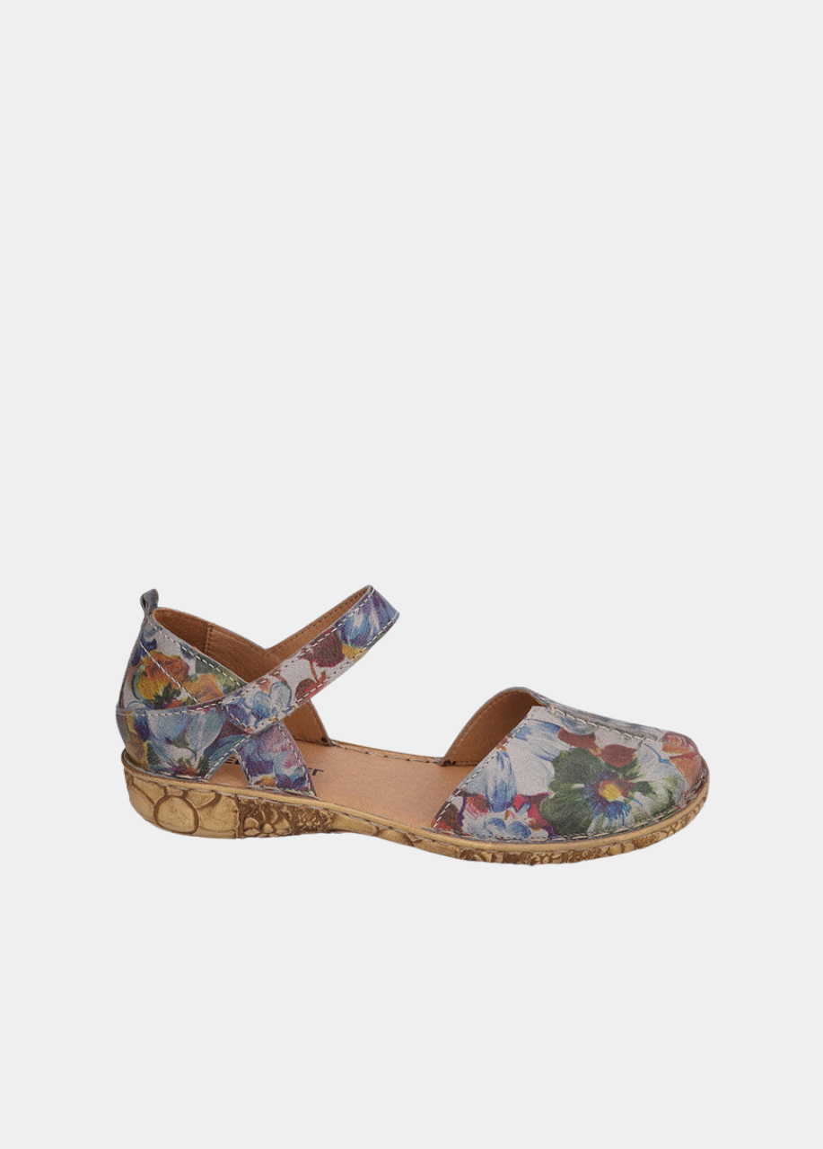 Josef Seibel Pretty Floral Closed Toe Sandal