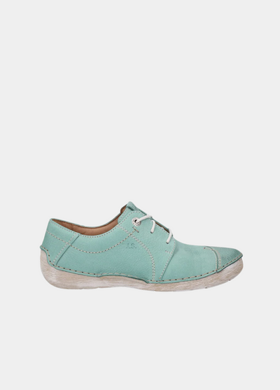 Josef Seibel Pretty Mint Leather Lace Up Shoe