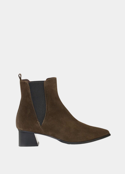 Premium Brown Suede Ankle Boots