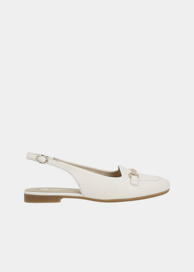 Remonte Pretty Beige Slingback Flats