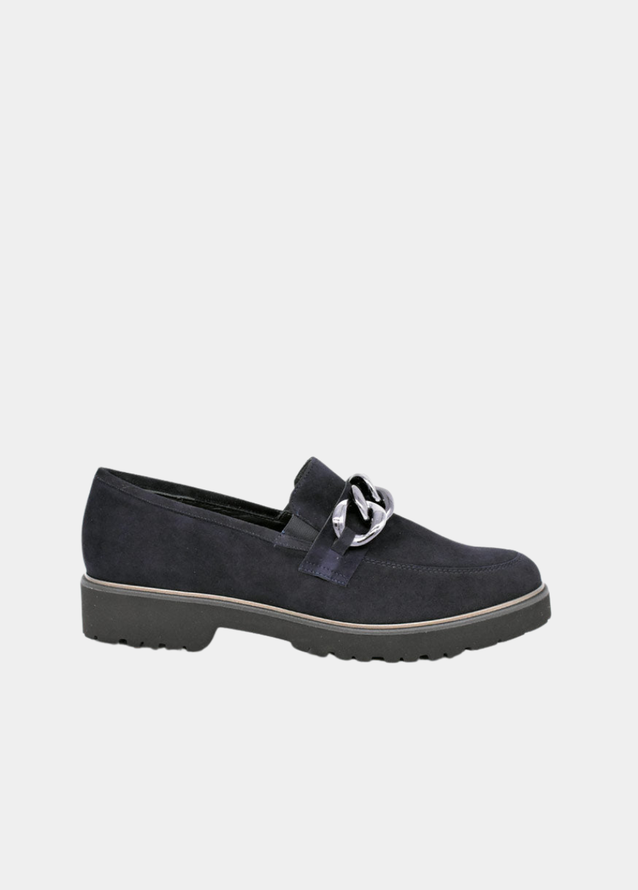 Semler Premium Midnight Blue Suede Loafers