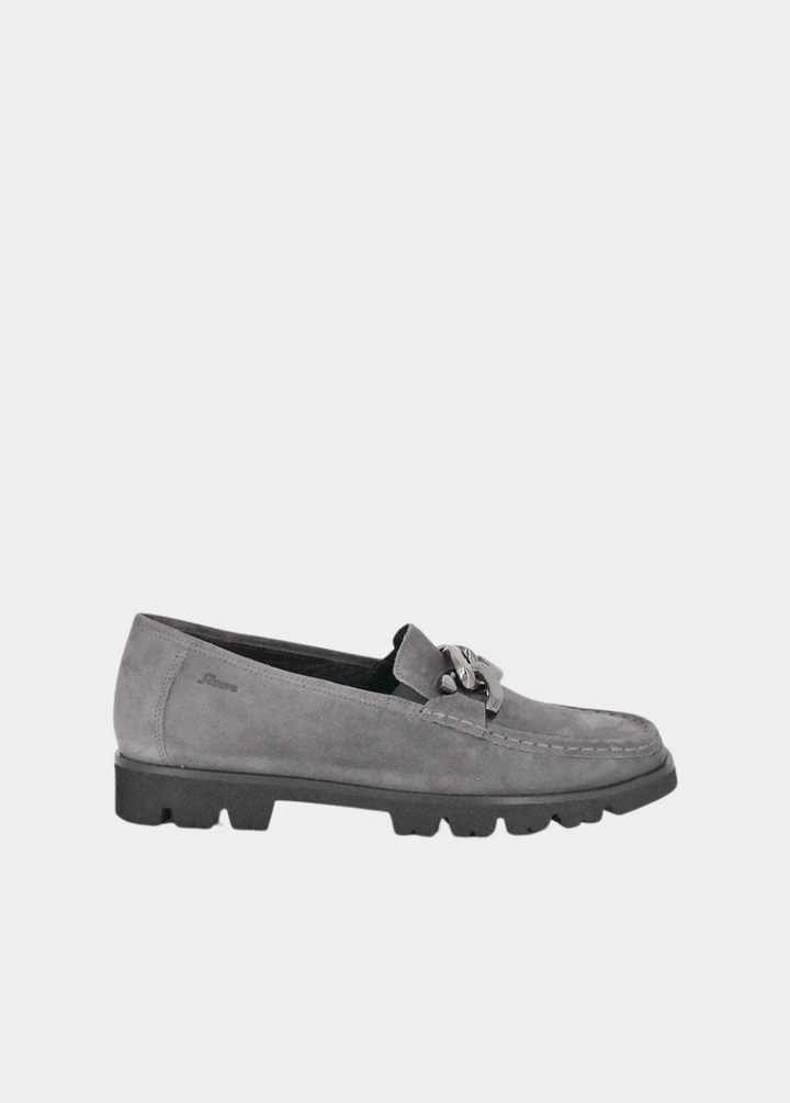 Sioux Premium Grey Suede Loafer