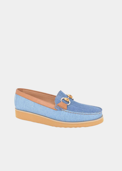 Vittoria Mengoni Beautiful Denim Combi Loafers