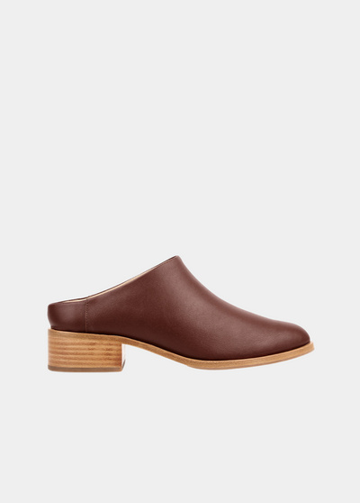 The Low Down Heeled Mule Redwood