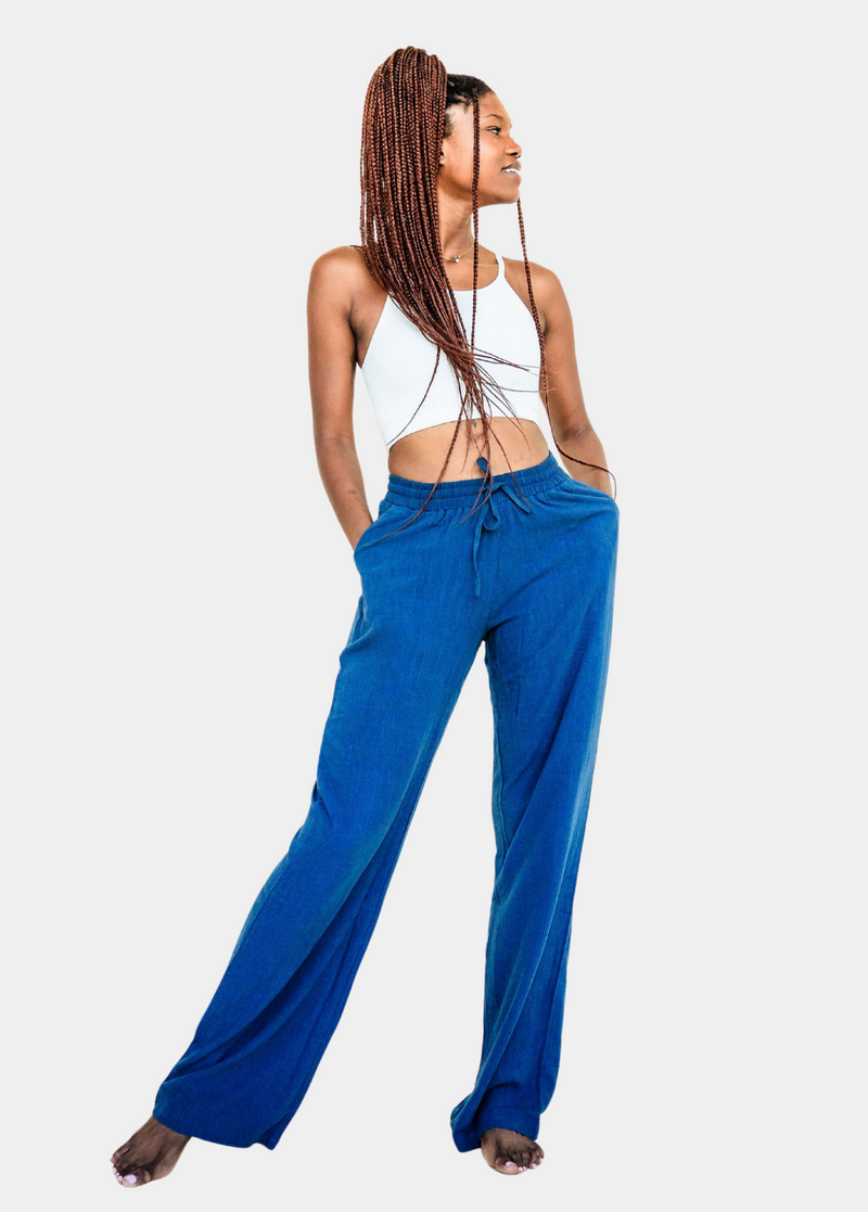 Tall Linen Blend Pants