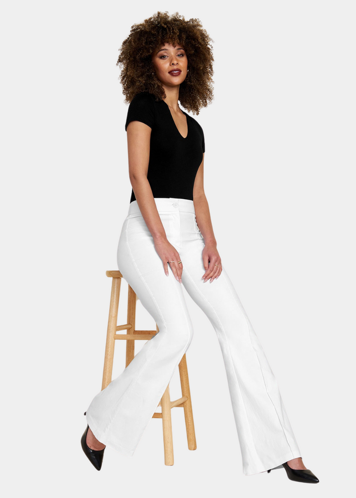 Tall High Waist Flare Dress Pants