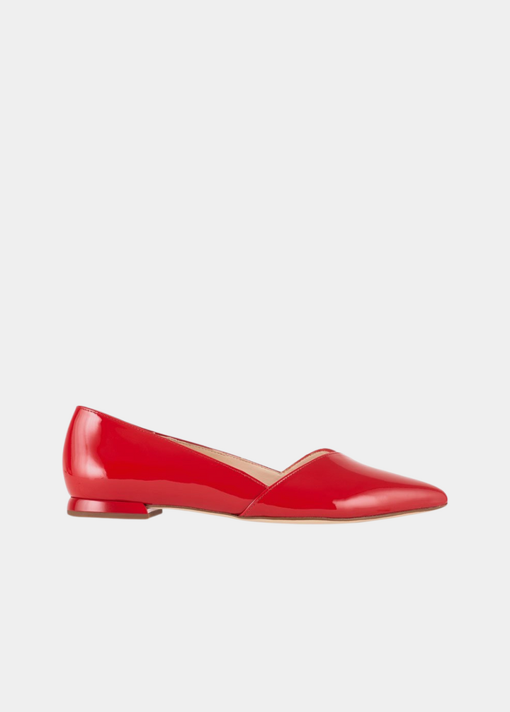 Hogl Gorgeous Red Patent Leather Flats