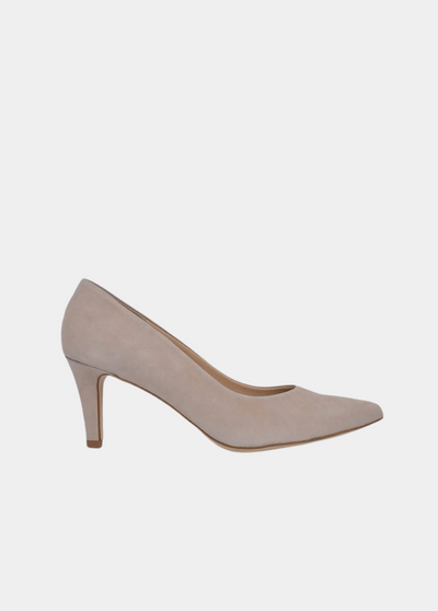 PieSanto Premium Beige Suede Heels