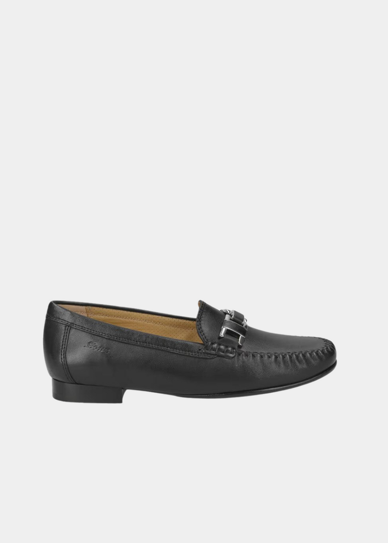 Sioux Stylish Black Leather Shoes