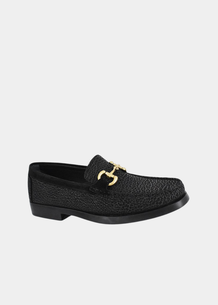 Vittoria Mengoni Dressy Black Leather Loafers