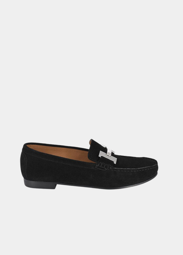 Vittoria Mengoni Premium Black Velour Loafers