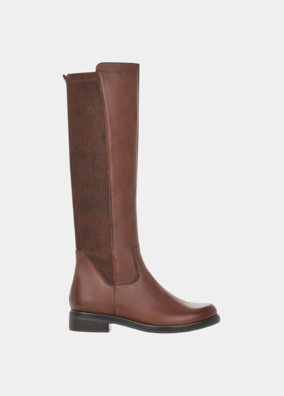 Remonte Versatile Long Brown Leather Boots