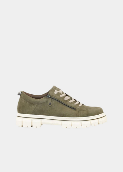 Tamaris Chunky Khaki Comfort Shoes