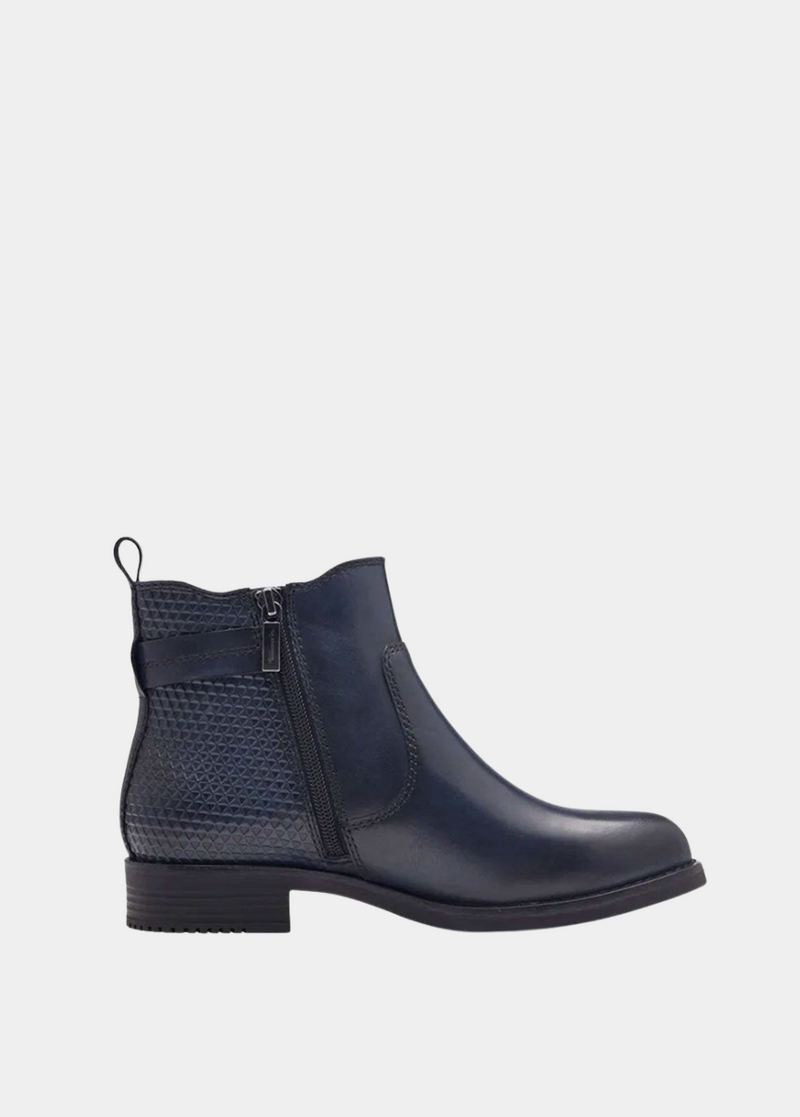 Tamaris Stylish Navy Chelsea Style Ankle Boots