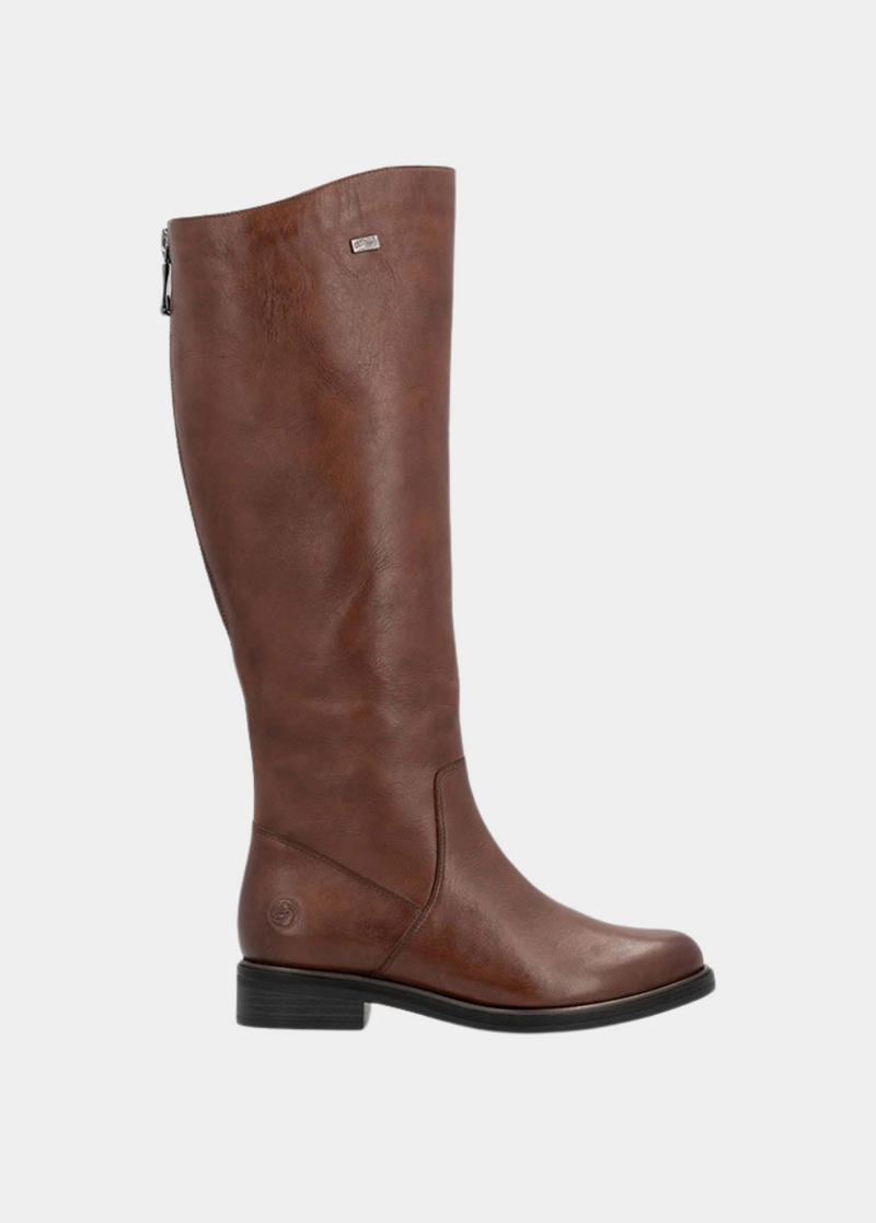 Remonte Beautiful Brown Leather Long Boots