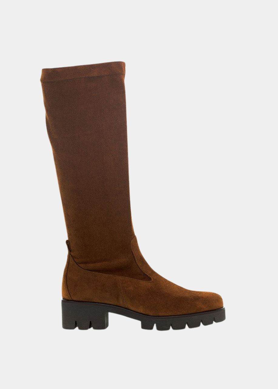 Gabor Fabulous Long Suede Brown Boots