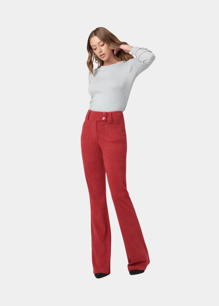 Tall Kingston Corduroy Flare Pant