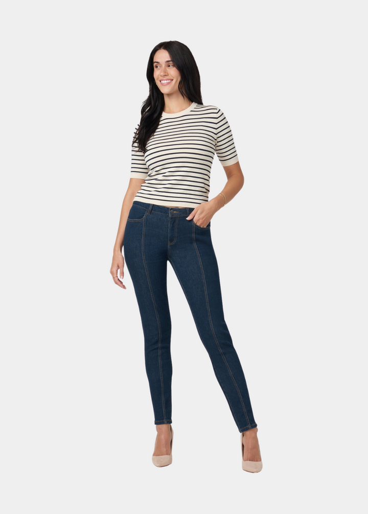 Jessi Skinny Jeans with Seam Detail