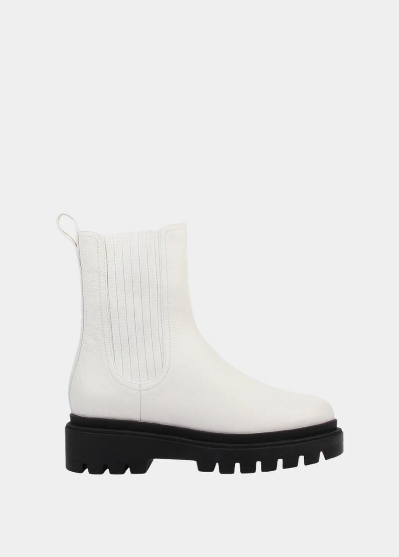 The Alpine Chelsea Boot White