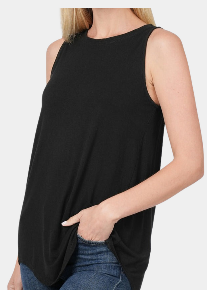 Zenana Luxe Round Neck Tank