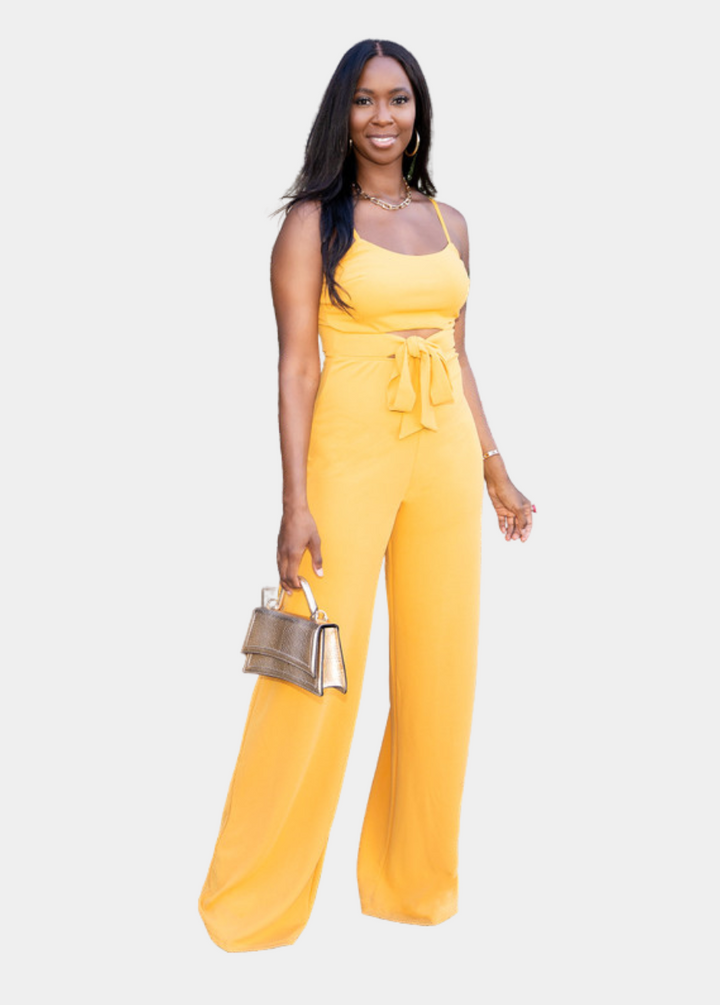 Marcella Jumpsuit - Goldenrod