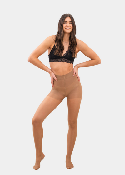 Sheer Contour (Light Compression 8-15mmHg) - Tan