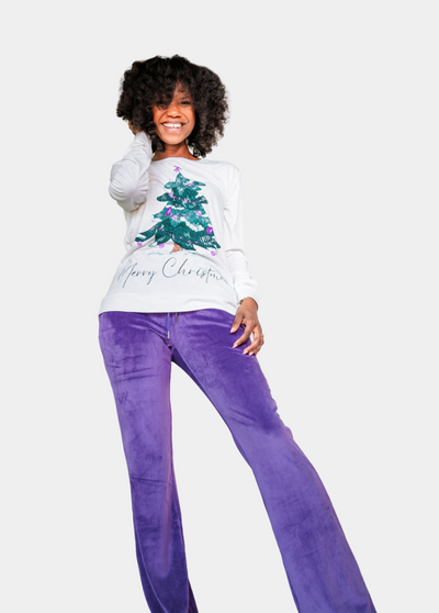 Christmas Tee & Velour Pants Bundle