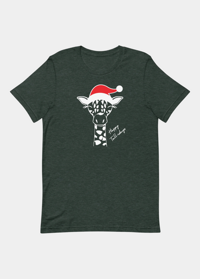 Christmas Giraffe T-Shirt