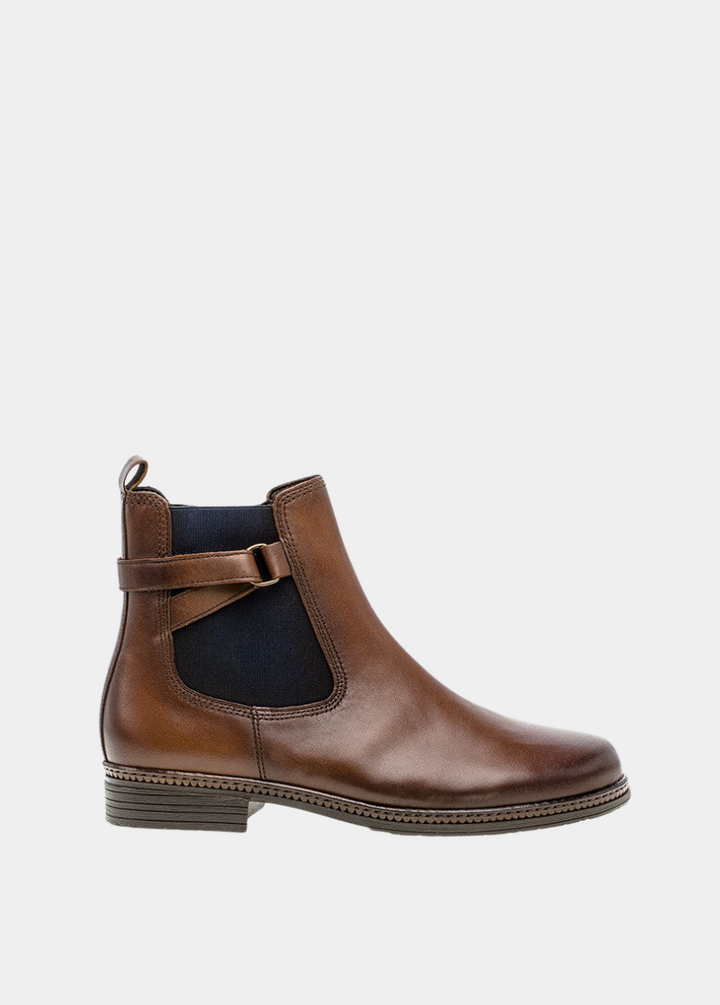 Gabor Premium Brown Leather Ankle Boots