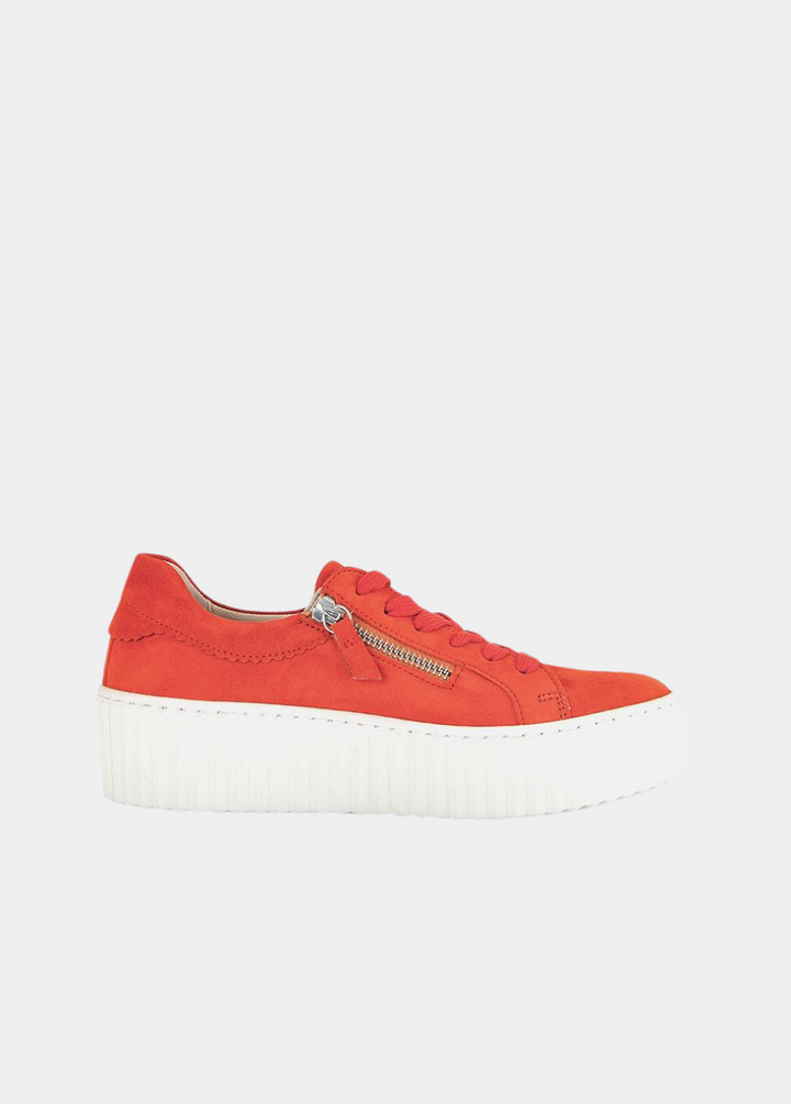 Gabor Chunky Pumpkin Orange Trainers